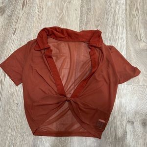 Share, burnt, orange crop